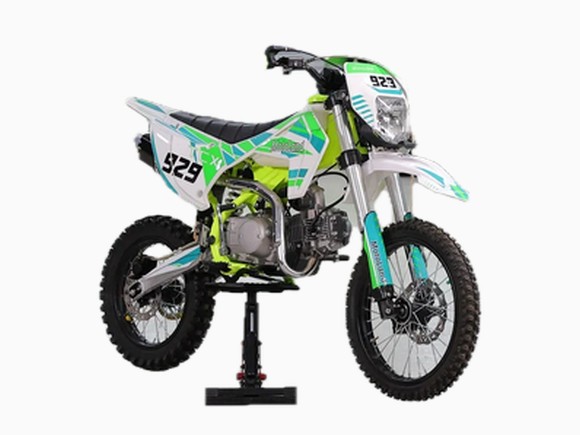 Питбайк Motoland TCX125 Зеленый 17/14 (фара, кикстартер) pitbikemarket.ru