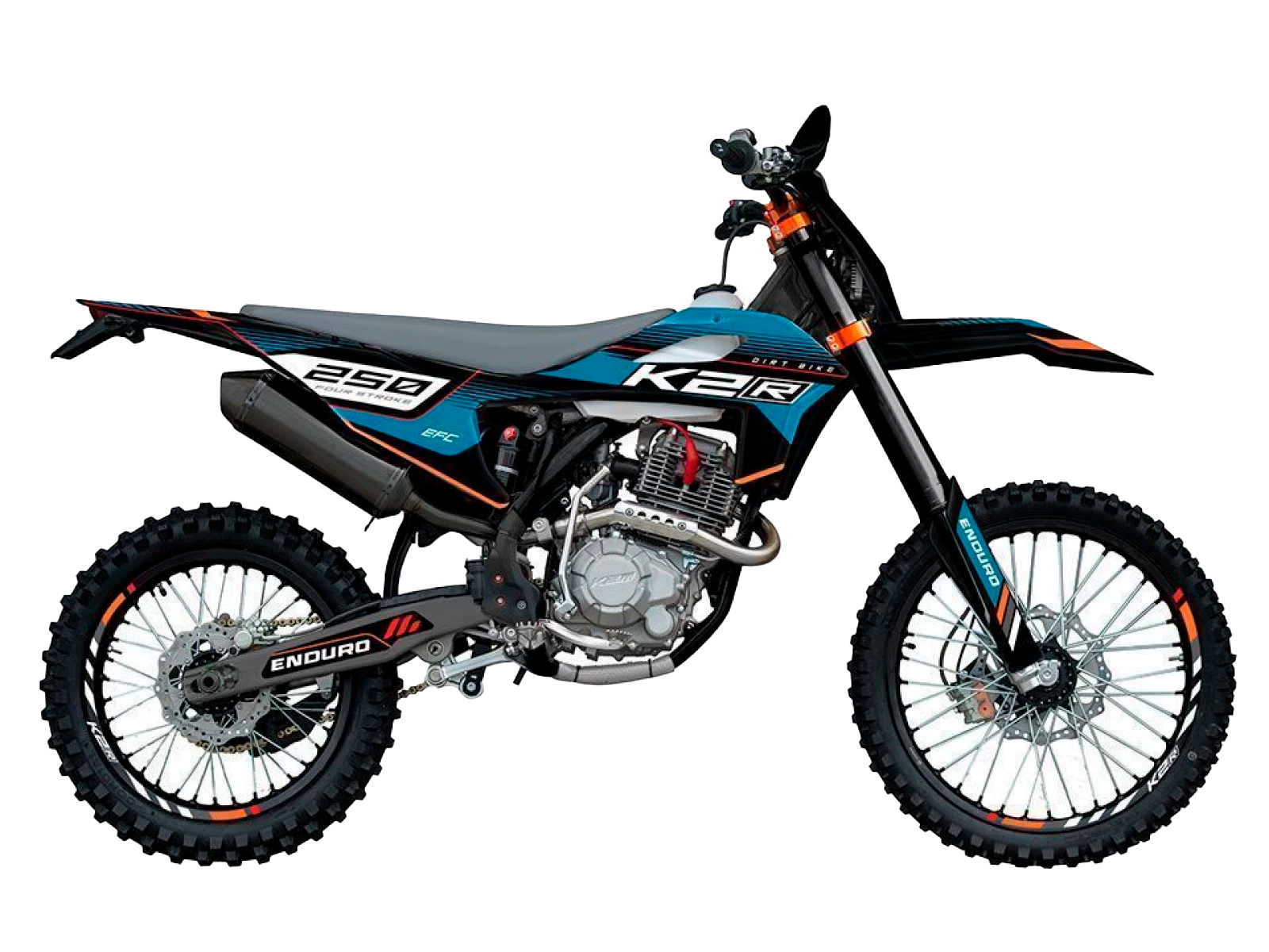 Мотоцикл кроссовый K2R 250 EFC - Blue/Black pitbikemarket.ru