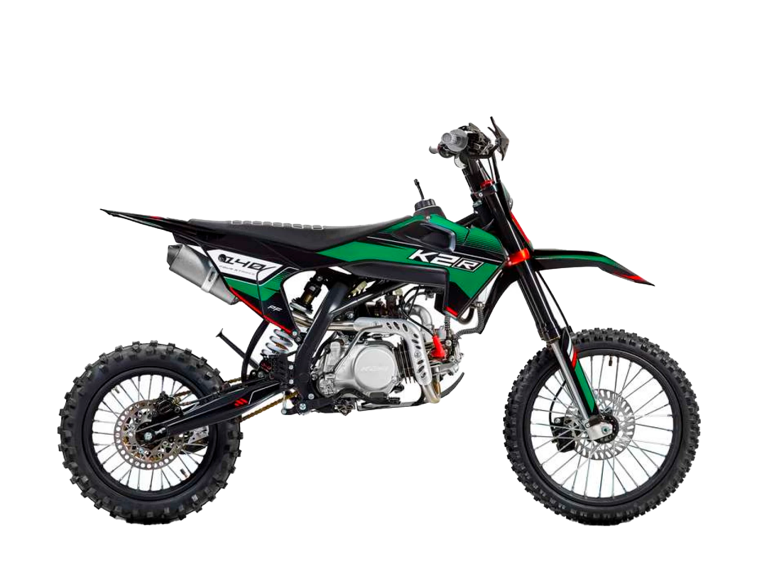 Питбайк K2R PF 140 (Green/Black) pitbikemarket.ru