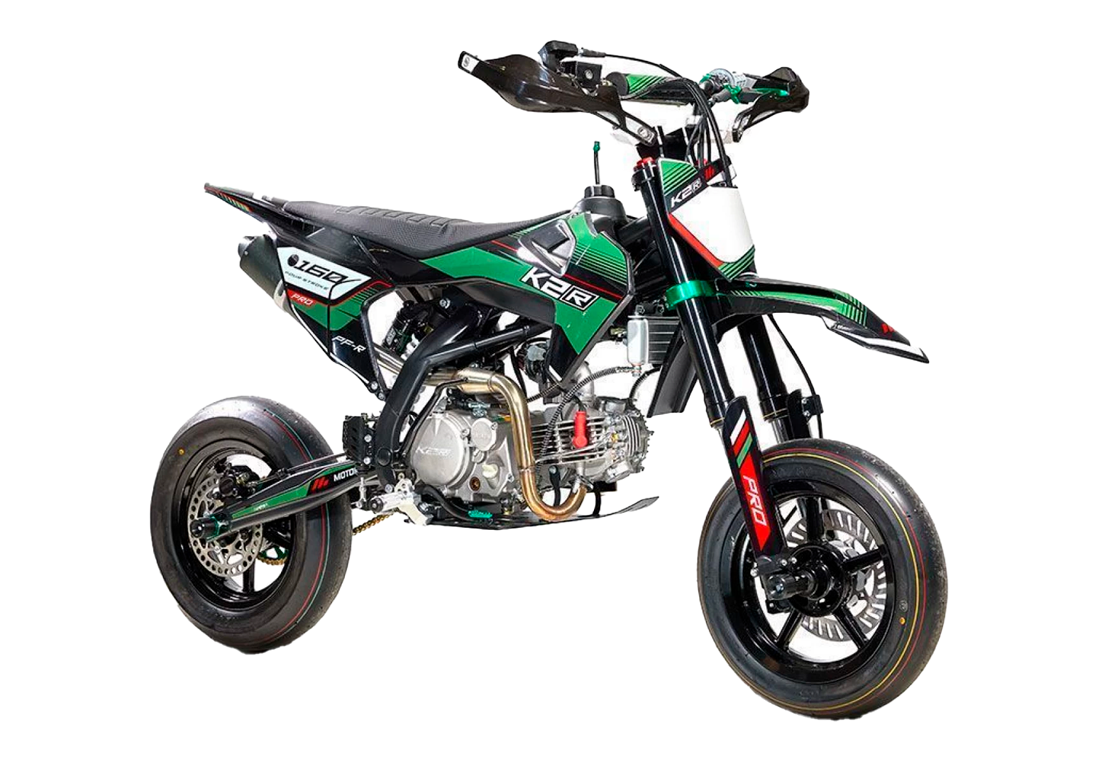 Питбайк K2R PF-R 160 PRO (Green/Black) pitbikemarket.ru