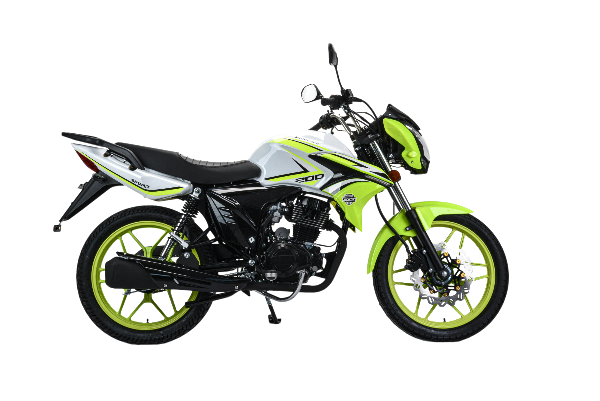 Мотоцикл дорожный Motoland 200 SPRINT Зеленый pitbikemarket.ru