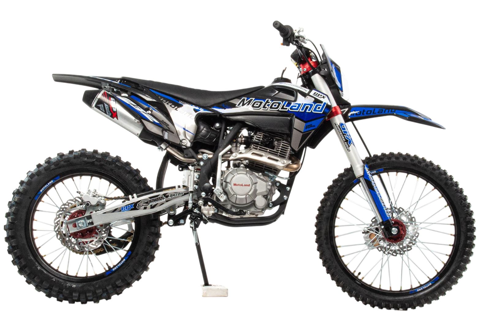 Мотоцикл Кросс Motoland XT300 HS (175FMM) (BB-300cc) синий pitbikemarket.ru