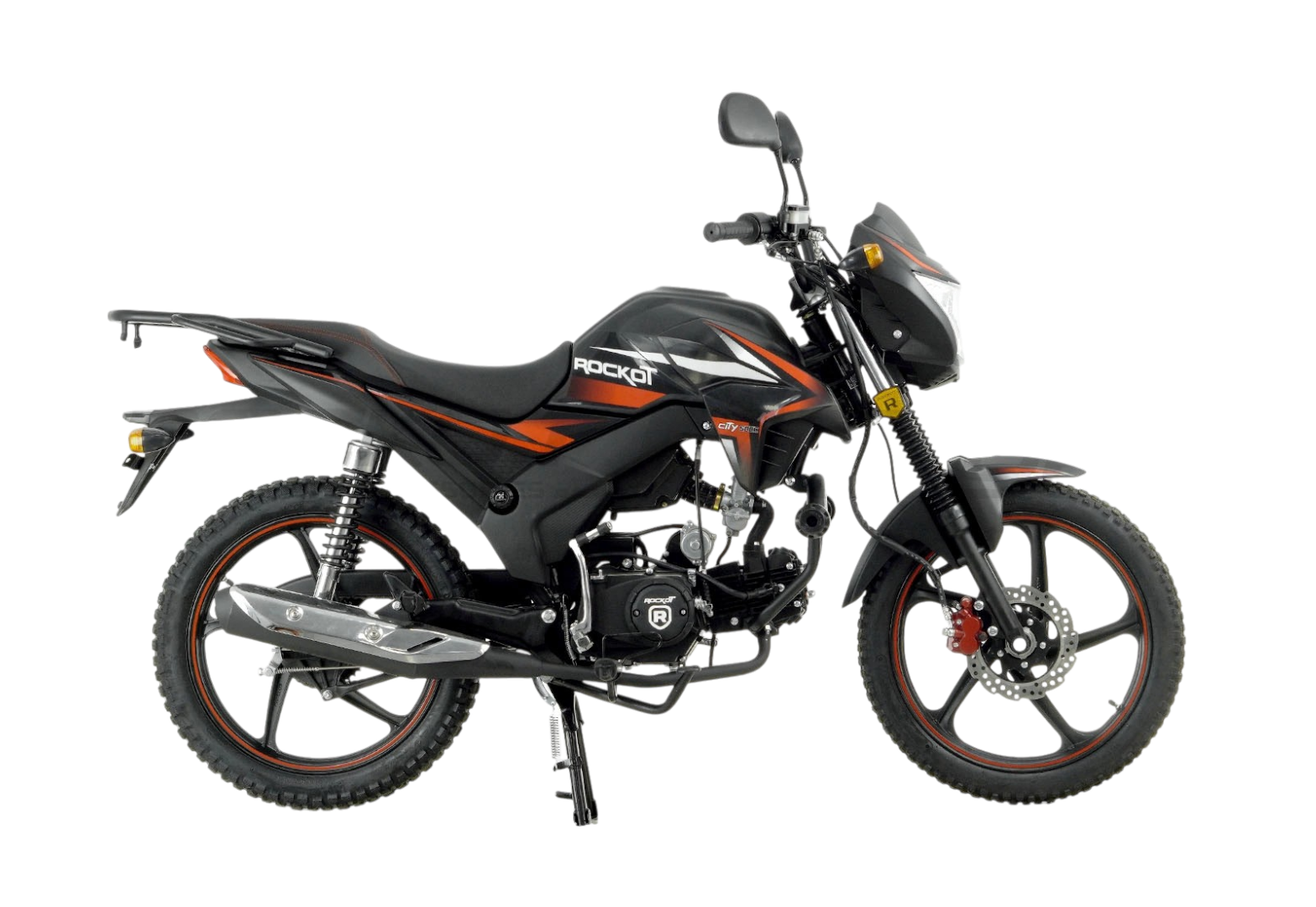 Мопед ROCKOT ALPHA CITY M-12 (черный матовый) pitbikemarket.ru