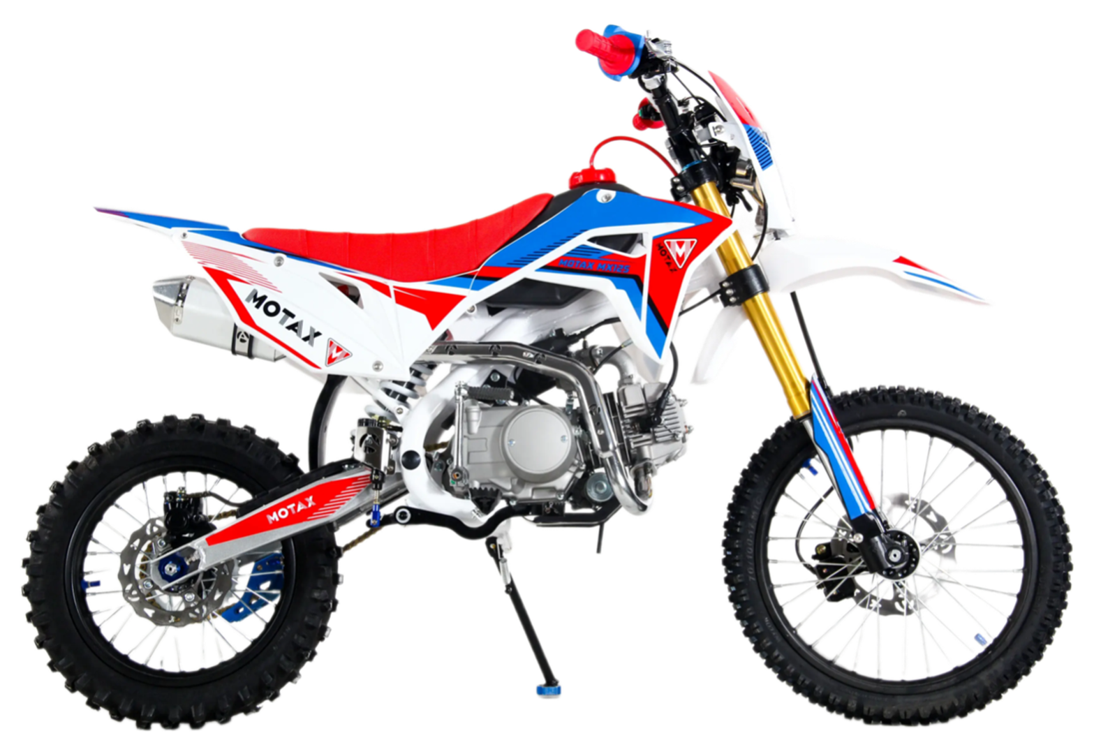 Питбайк MOTAX MX 125 (17/14) белый-белый-красный pitbikemarket.ru