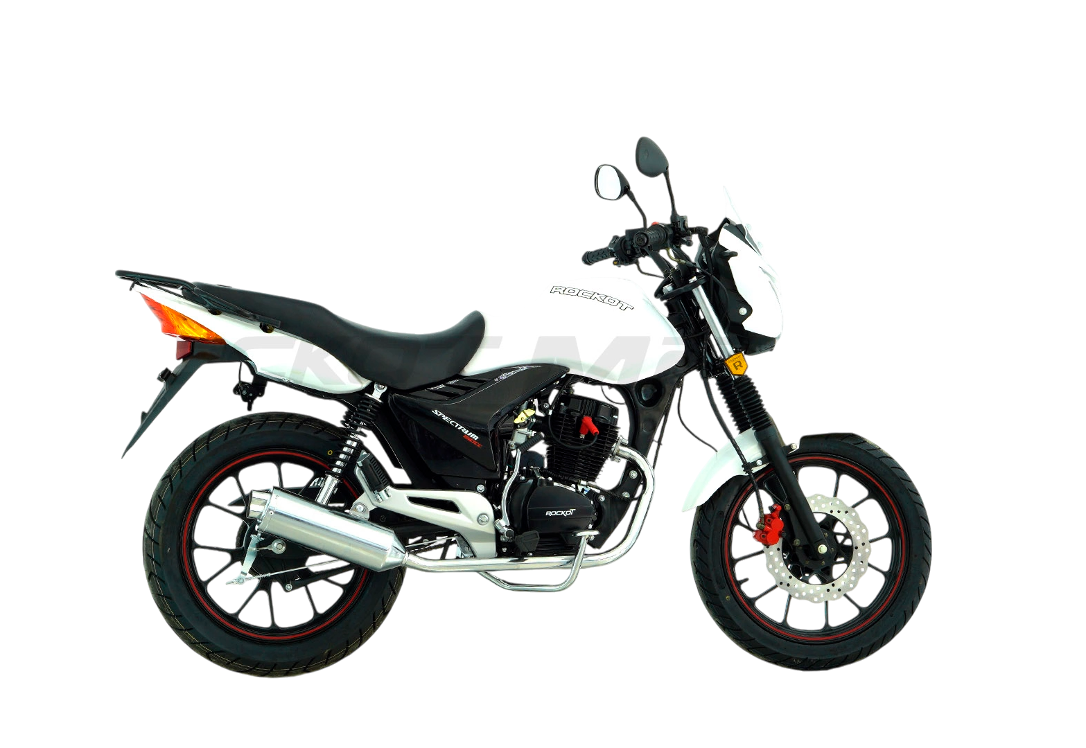 Мотоцикл дорожный ROCKOT SPECTRUM 150 (белый глянцевый, ЭПТС) pitbikemarket.ru