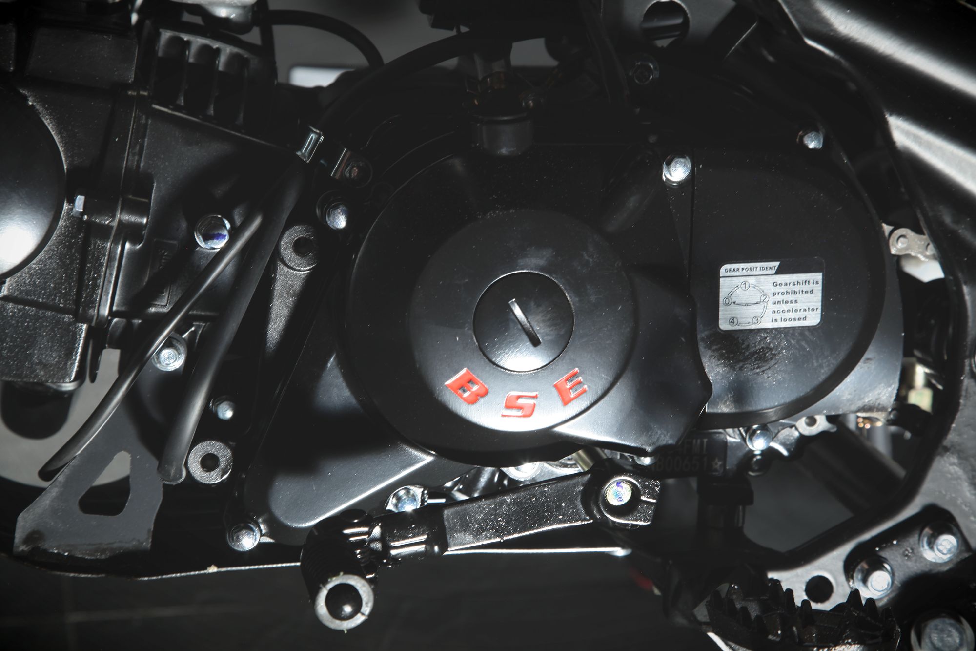 Питбайк BSE PH125 AK47 Red 17/14 (040) (фара, электростартер) pitbikemarket.ru