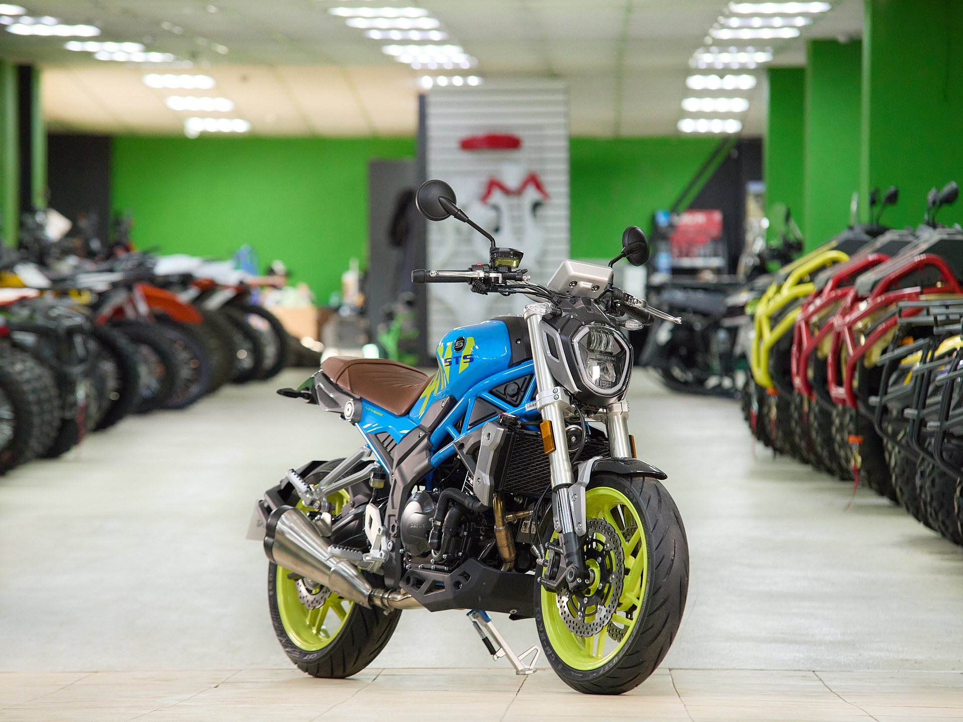 Мотоцикл дорожный DAYUN DY400-F Голубой pitbikemarket.ru