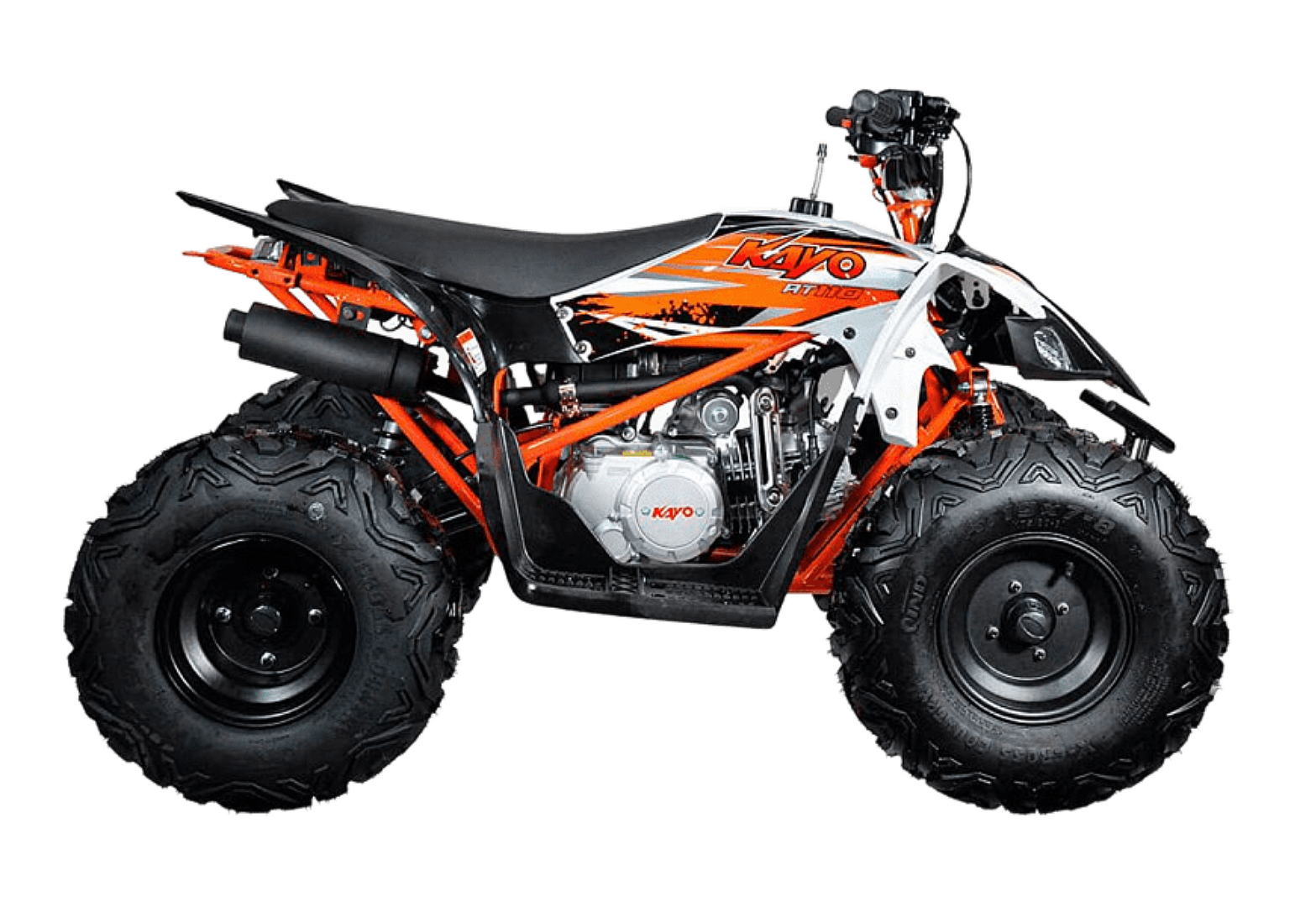 Квадроцикл KAYO AT110 (белый пластик) (Без ПСМ) pitbikemarket.ru