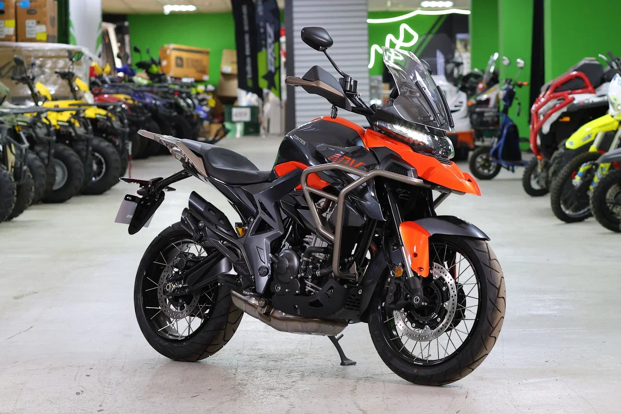 Мотоцикл дорожный турэндуро ZONTES ZT350-T (4T ZT184MP EFI) 19/17 ПТС Оранжевый pitbikemarket.ru
