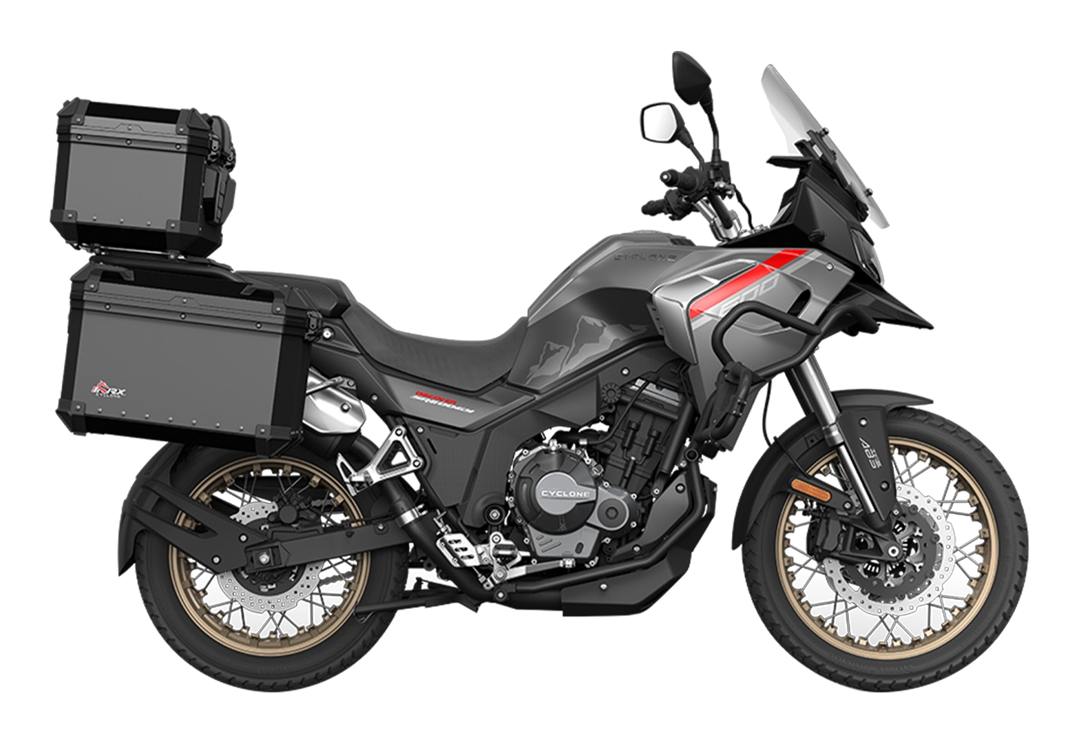 Мотоцикл CYCLONE RX600 ADV (SR600GY) Серый pitbikemarket.ru