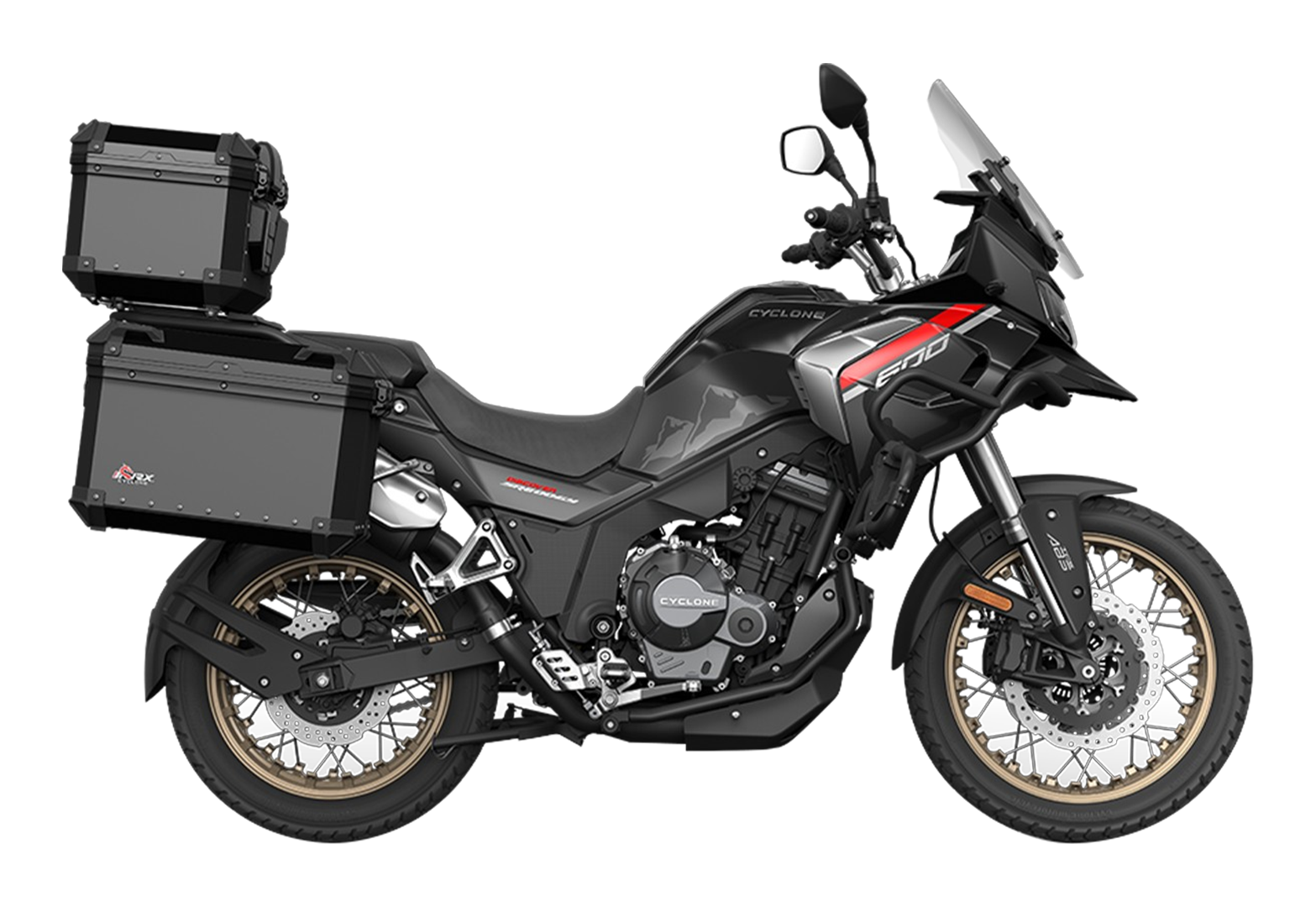Мотоцикл CYCLONE RX600 ADV (SR600GY) Черный pitbikemarket.ru