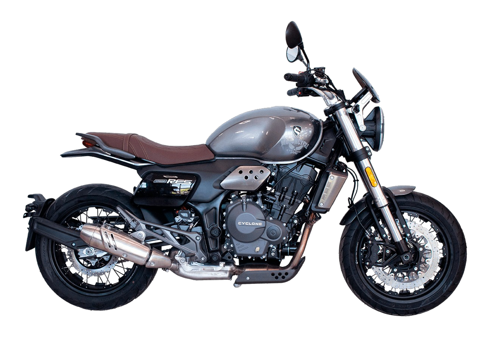 Мотоцикл CYCLONE RE5 (SR600) Серый pitbikemarket.ru