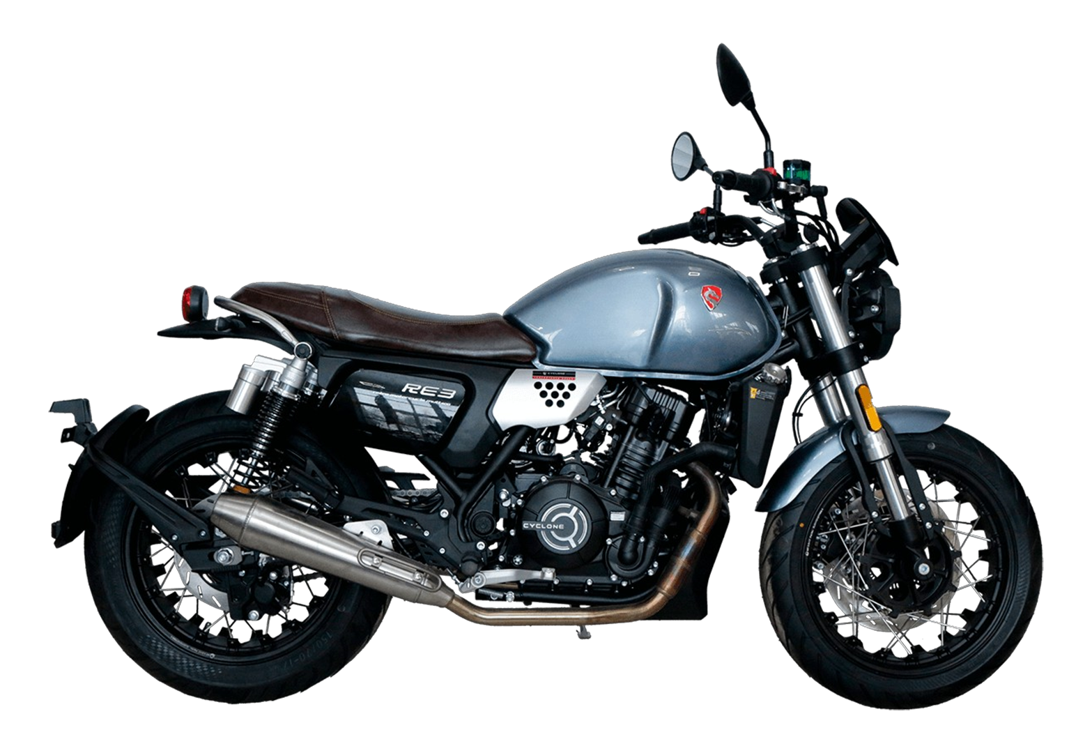 Мотоцикл CYCLONE RE3 (SR400) Синий (ПТС) pitbikemarket.ru