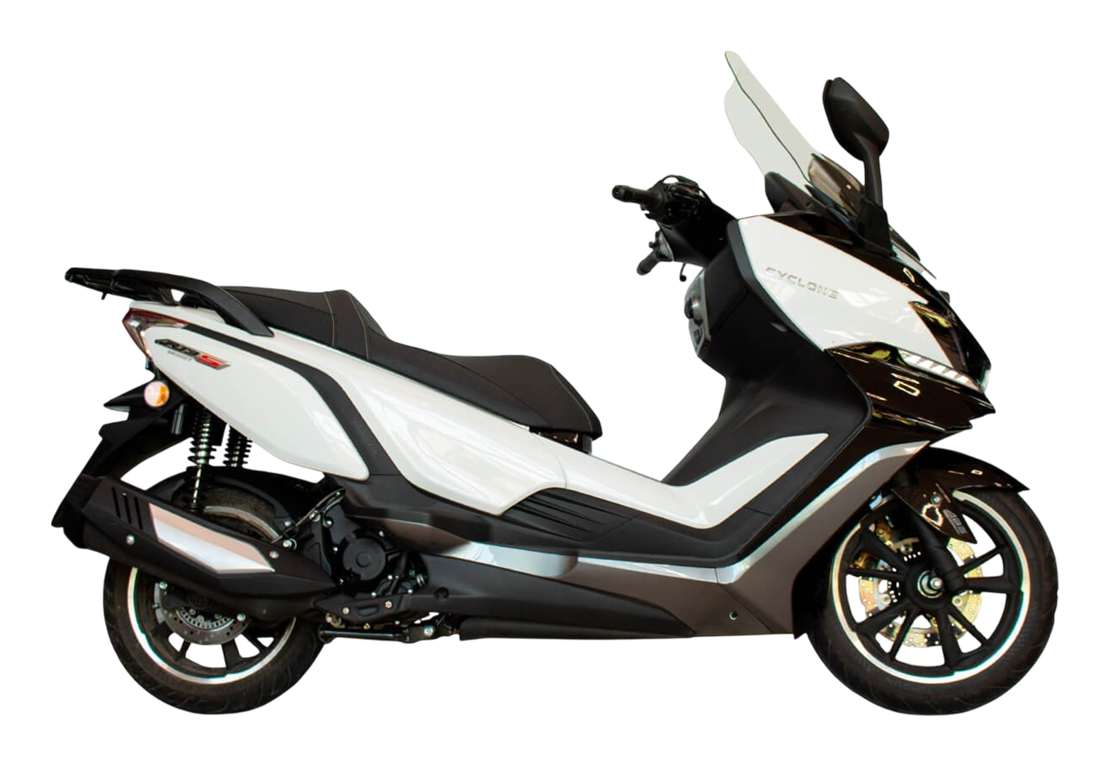 Скутер CYCLONE RT3S (SR300T) Белый pitbikemarket.ru