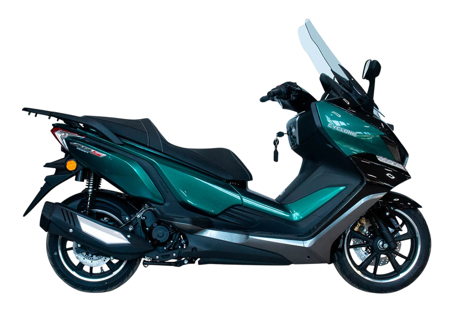 Скутер CYCLONE RT3S (SR300T) Зеленый pitbikemarket.ru