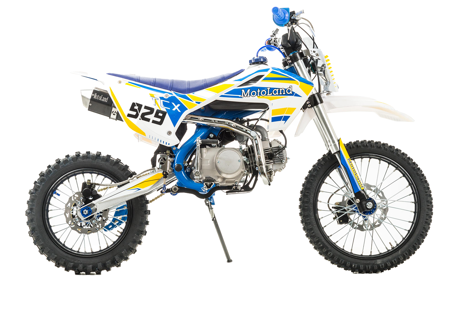 Питбайк Motoland TCX125 синий pitbikemarket.ru