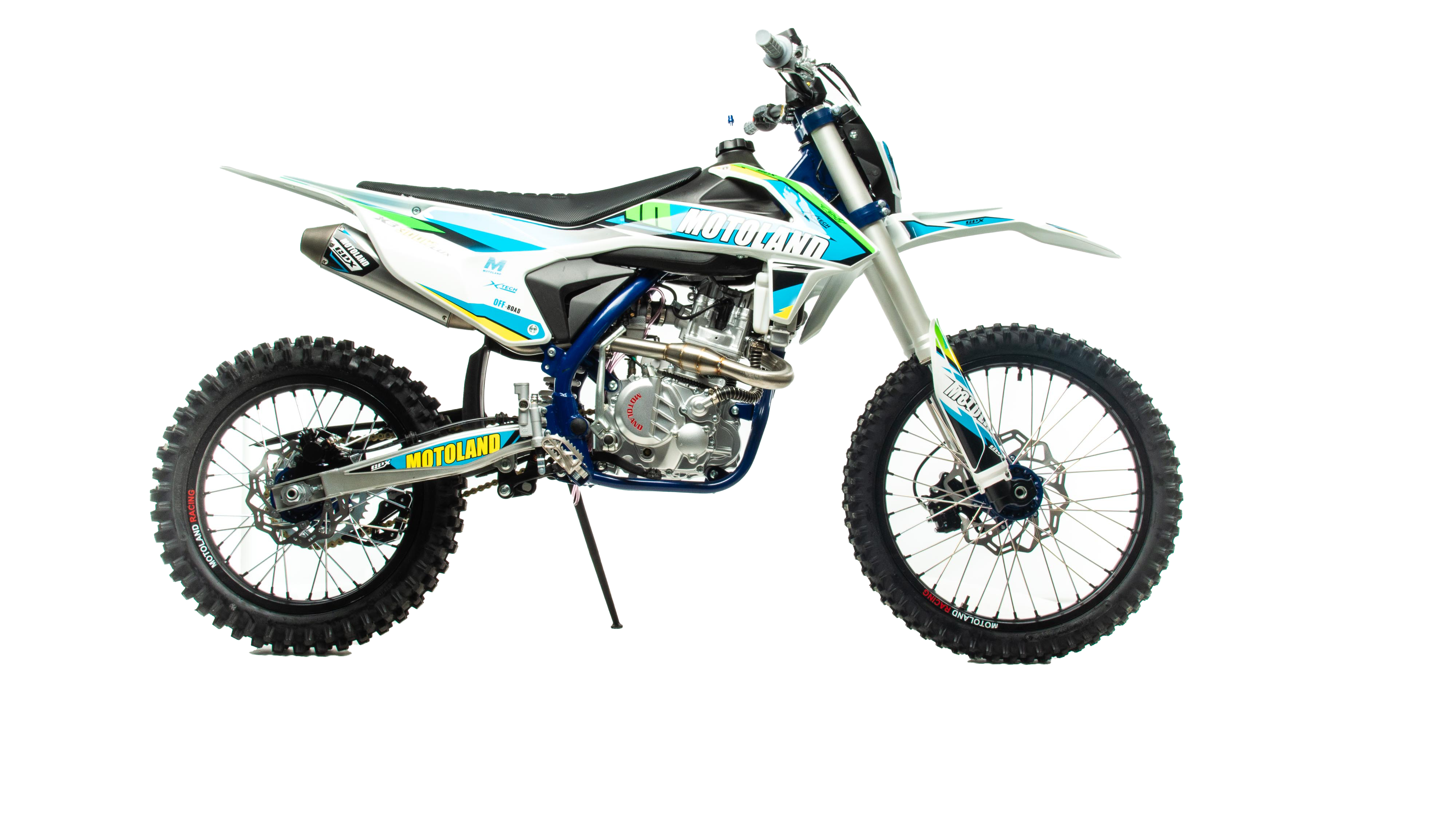 Мотоцикл Motoland X3 300W LUX (174MN-3) зеленый pitbikemarket.ru