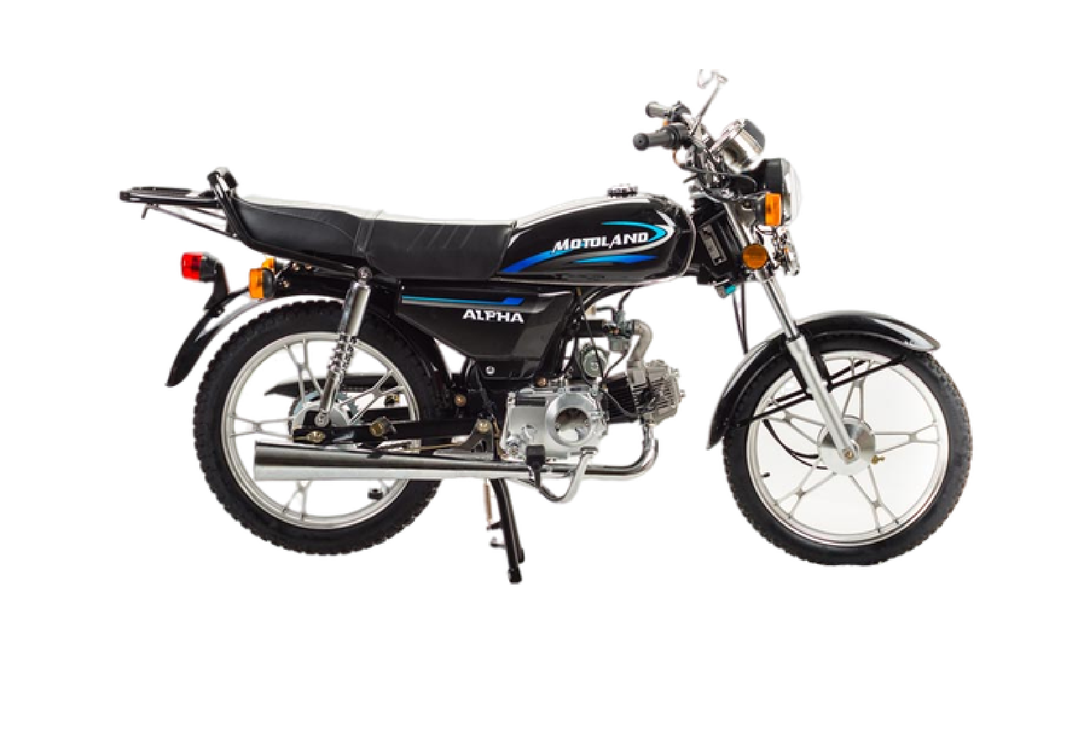Мопед Motoland Альфа 11 черный pitbikemarket.ru