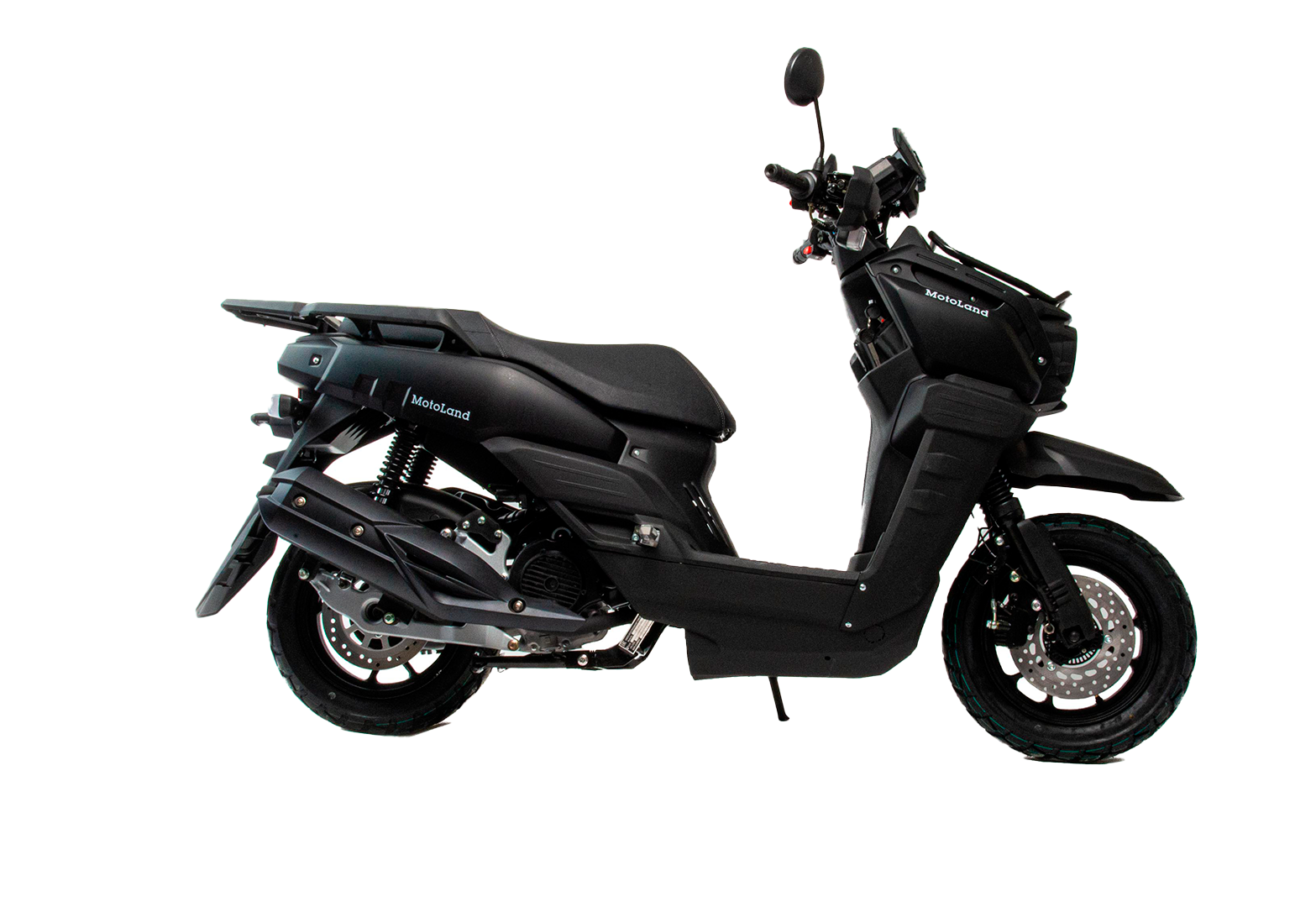 Скутер Motoland TANK 150 черный pitbikemarket.ru
