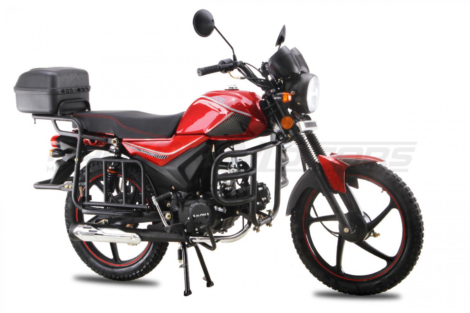 Мопед ROCKOT ALPHA TOURIST M-11 (красный глянцевый) pitbikemarket.ru