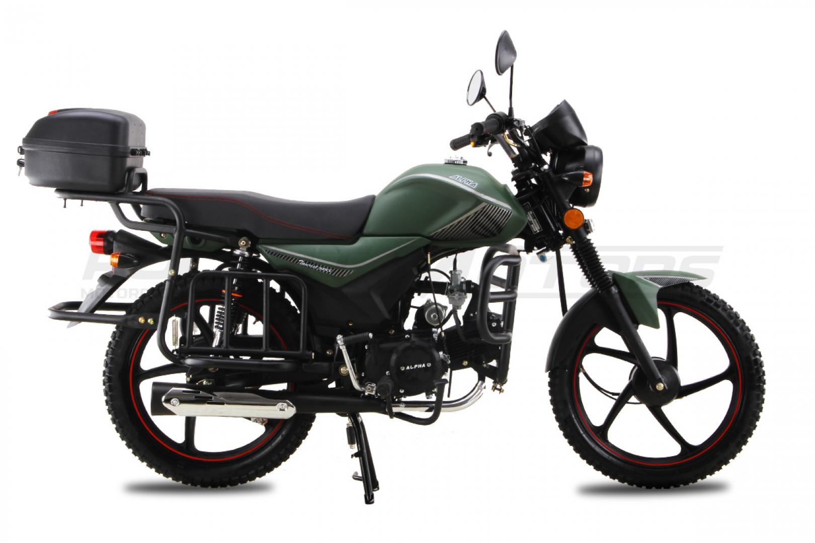 Мопед ROCKOT ALPHA TOURIST M-11 (зеленый матовый) pitbikemarket.ru