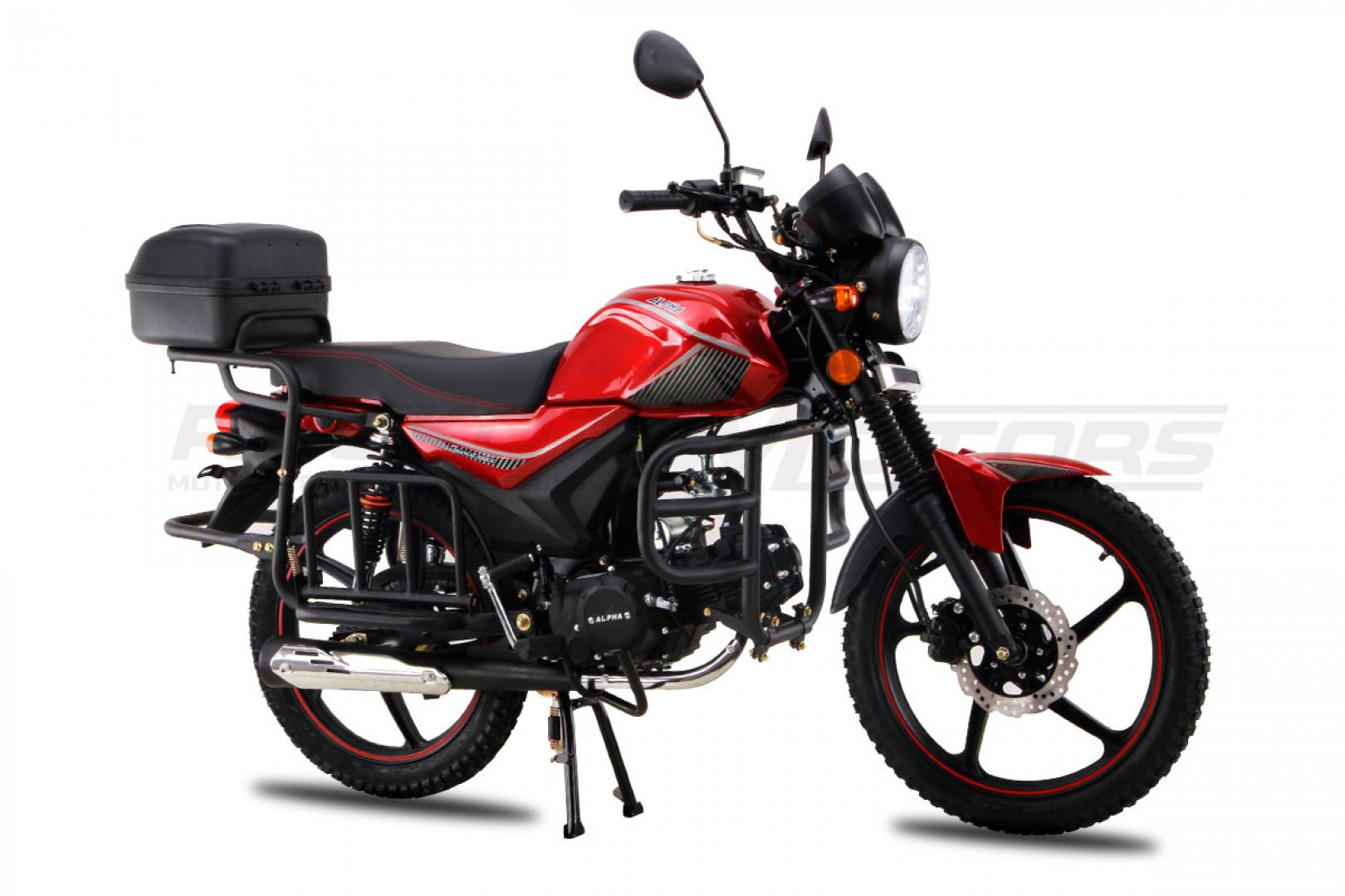 Мопед ROCKOT ALPHA TOURIST M-12 (красный глянцевый) pitbikemarket.ru