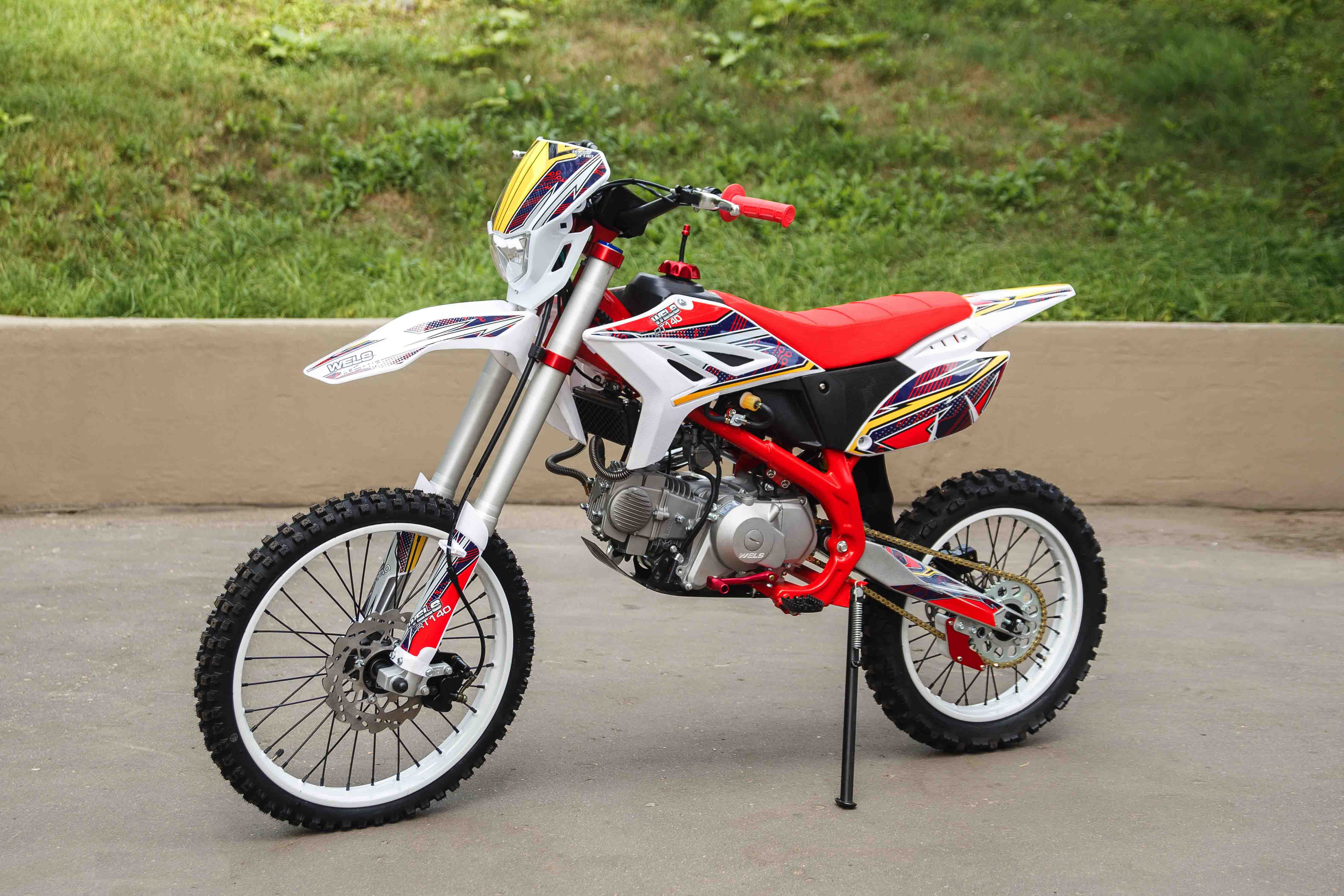 Питбайк WELS RT 140 19/16 красный pitbikemarket.ru
