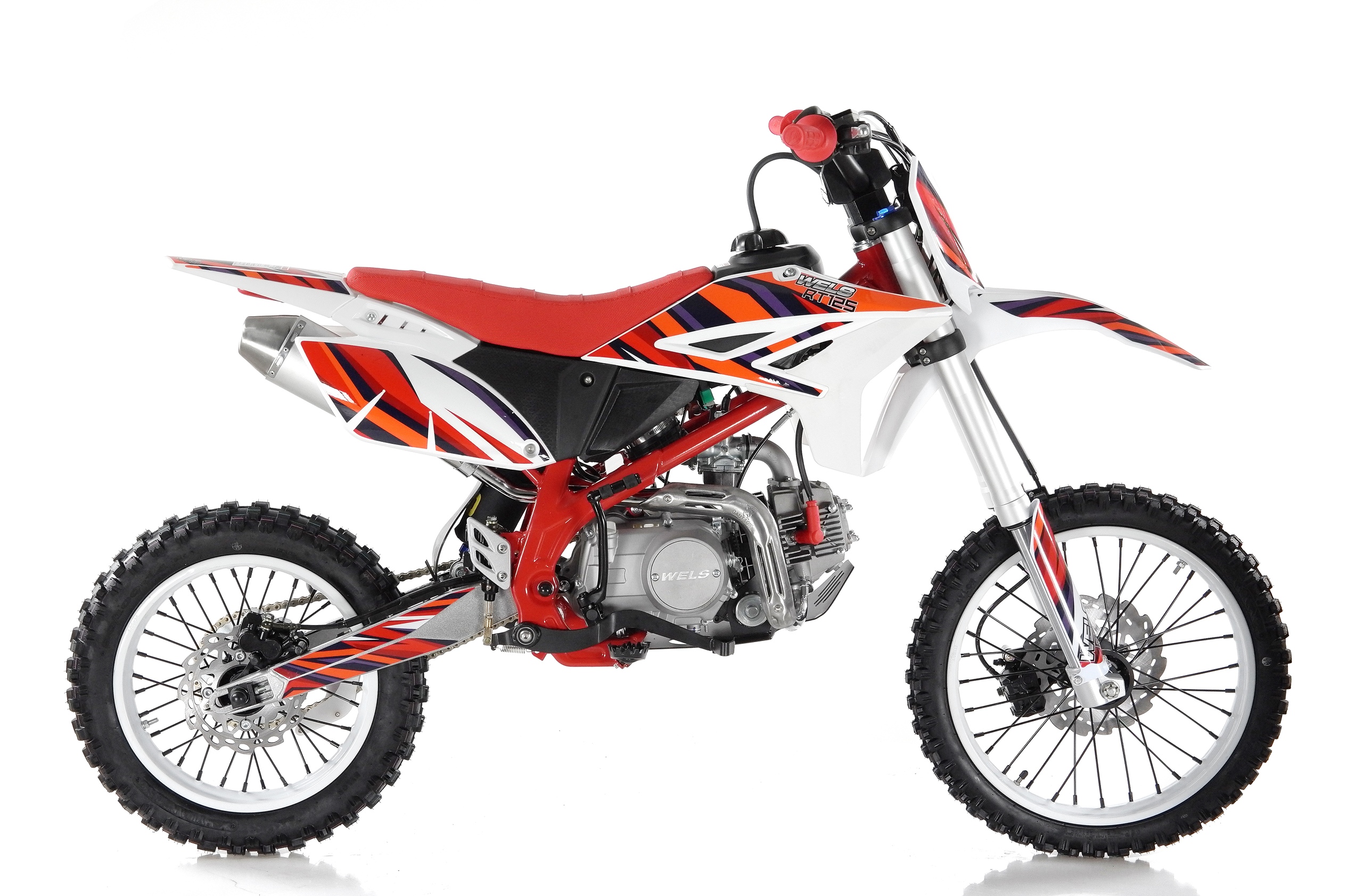 Питбайк WELS RT 125 17/14 красный pitbikemarket.ru