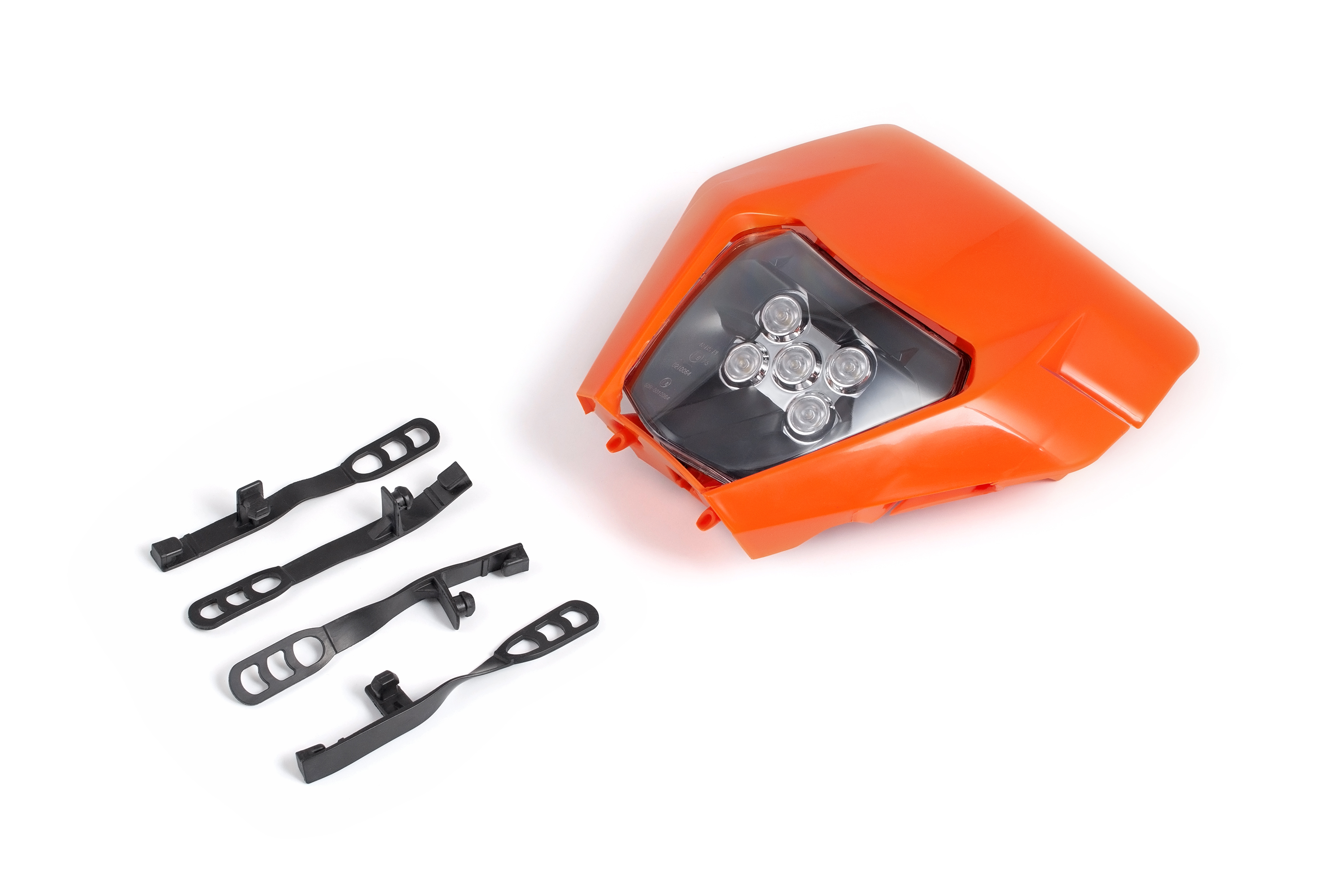 Фара в сборе для эндуро LED Extreme KTM, Altete, GR8, Avantis оранжевая (без ходового огня) pitbikemarket.ru