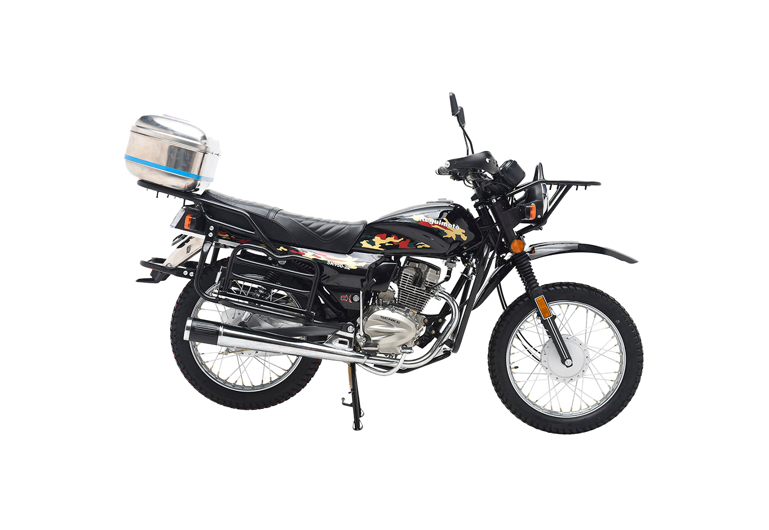 Мотоцикл Regulmoto SK150-22 черный pitbikemarket.ru