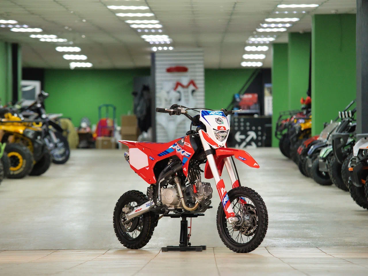 Питбайк Apollo RXF OPEN 125E 14/12 Красный (электростартер) pitbikemarket.ru
