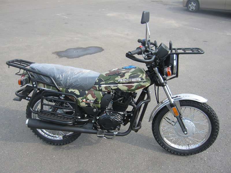 Мотоцикл Racer RC150-23A Tourist (черно-зеленый) (Россия) с ПТС pitbikemarket.ru