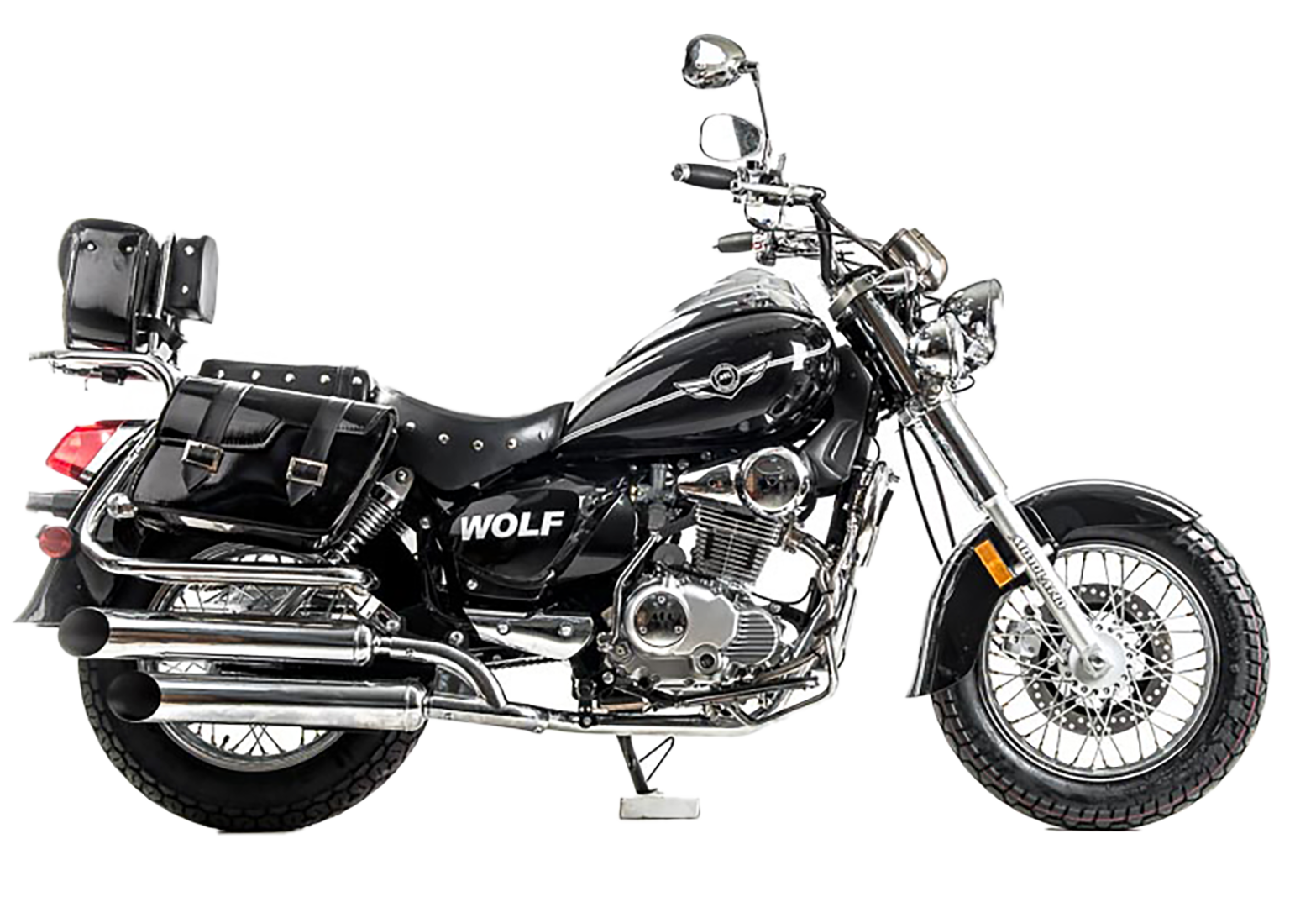 Мотоцикл Motoland WOLF 250 Черный pitbikemarket.ru