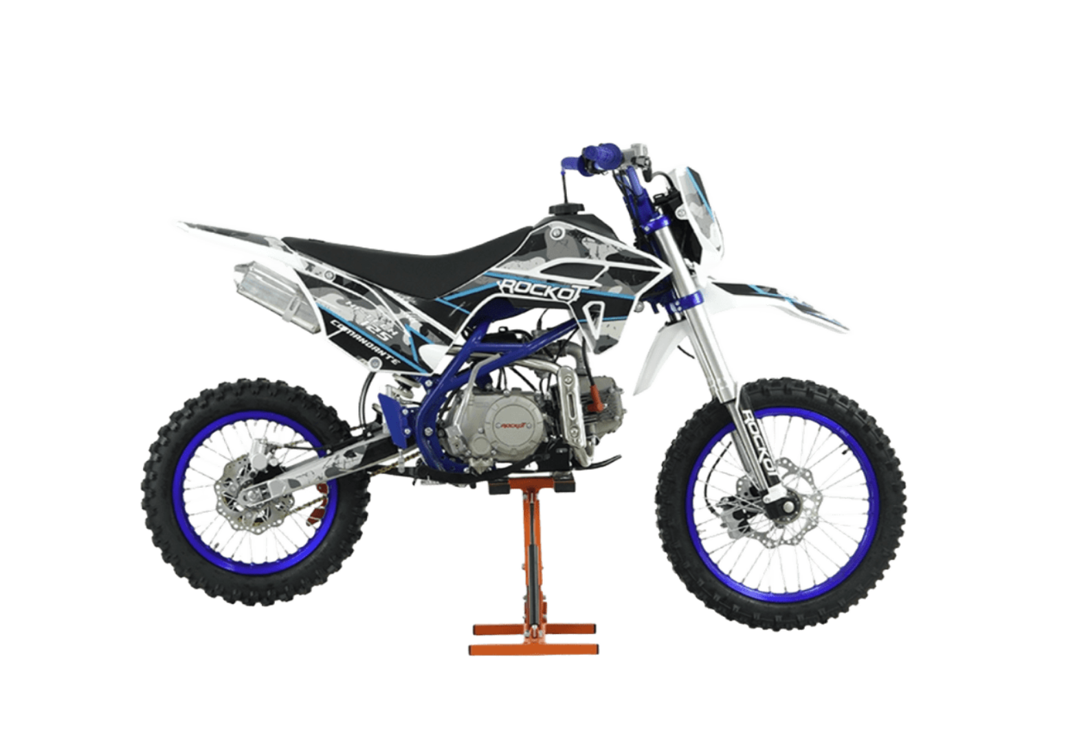 Питбайк ROCKOT HI-TECH 125 Comandante 2.0 (механ. сцепл., эл. стартер, 17/14) pitbikemarket.ru