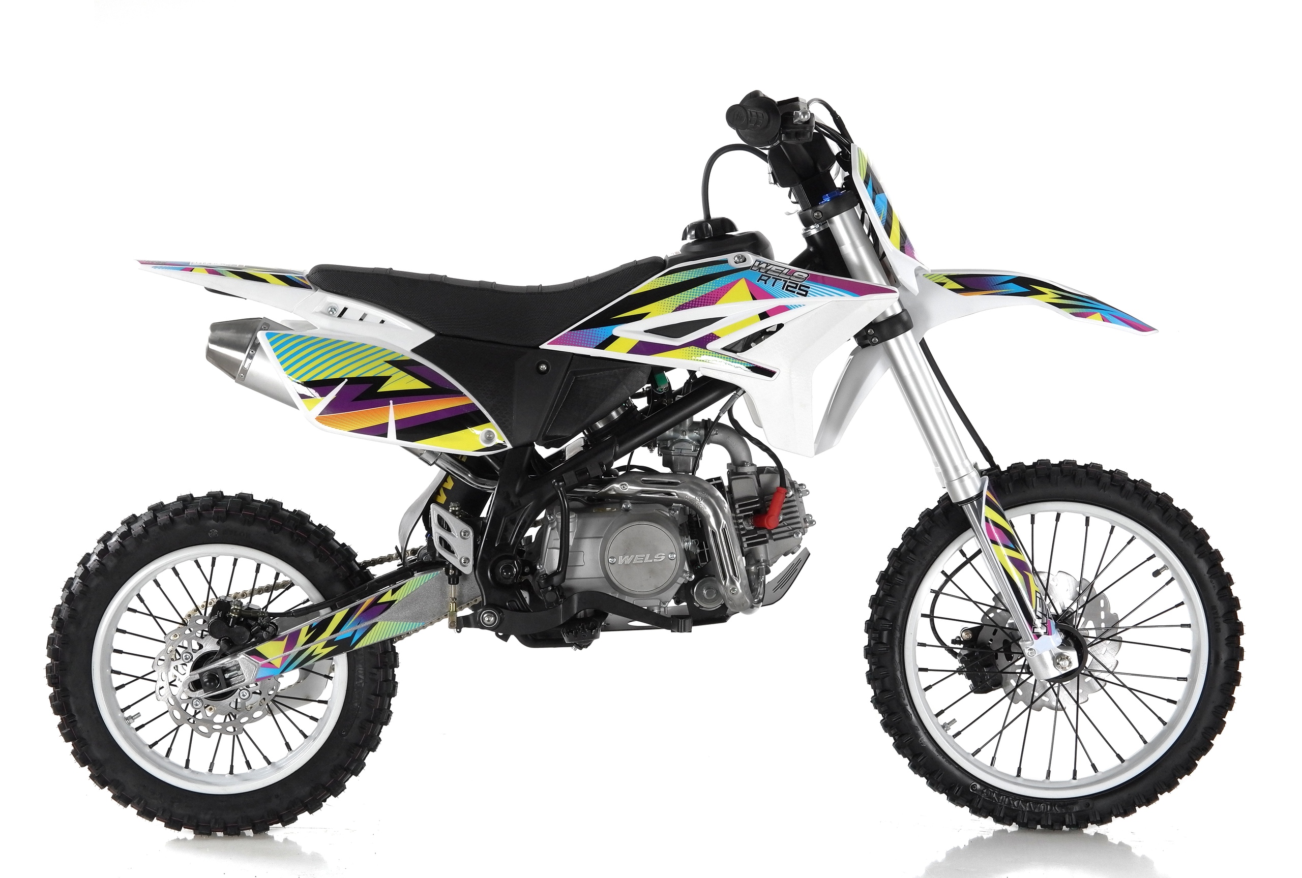 Питбайк WELS RT 125 17/14 Фиолетовый pitbikemarket.ru