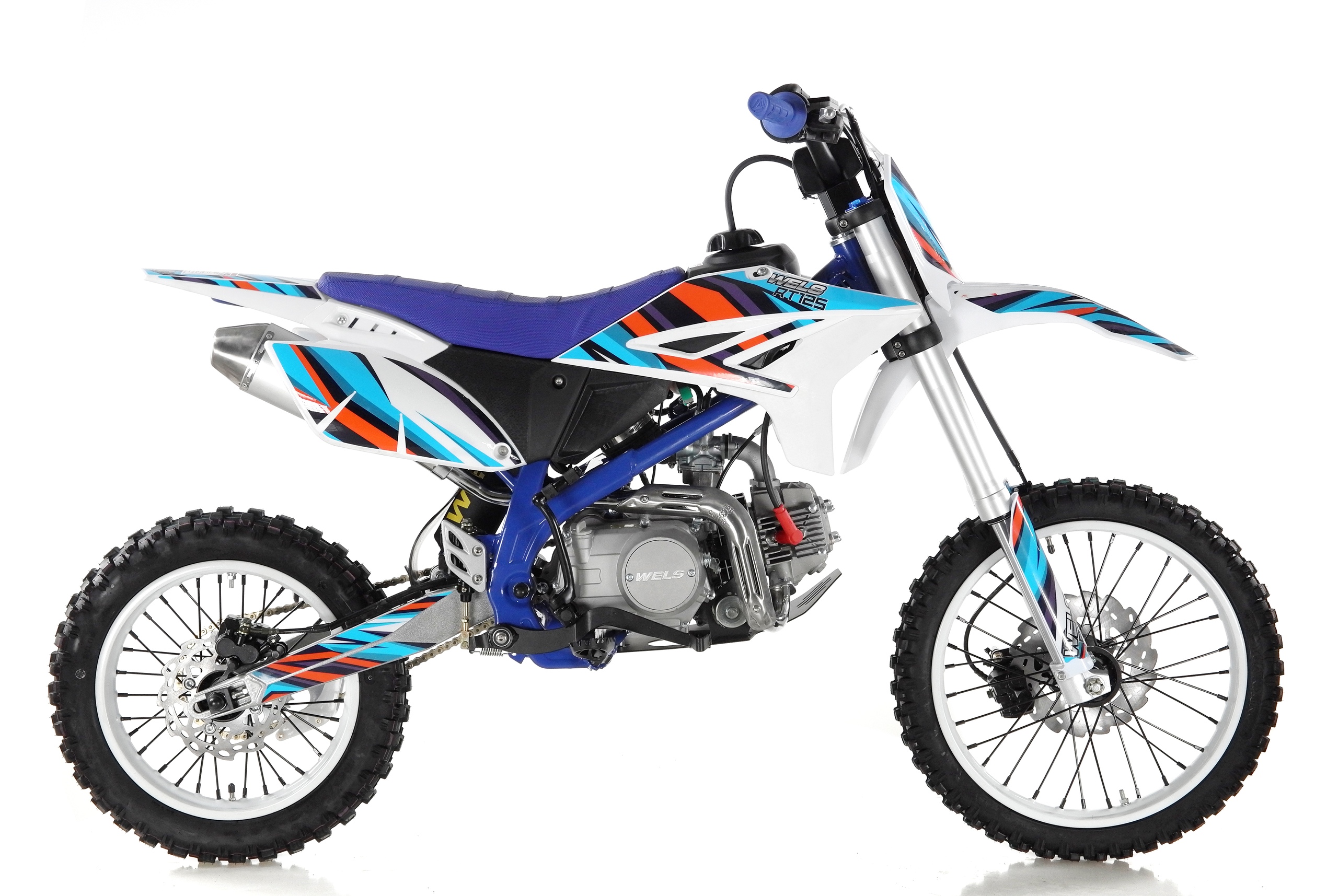 Питбайк WELS RT 125 17/14 синий pitbikemarket.ru