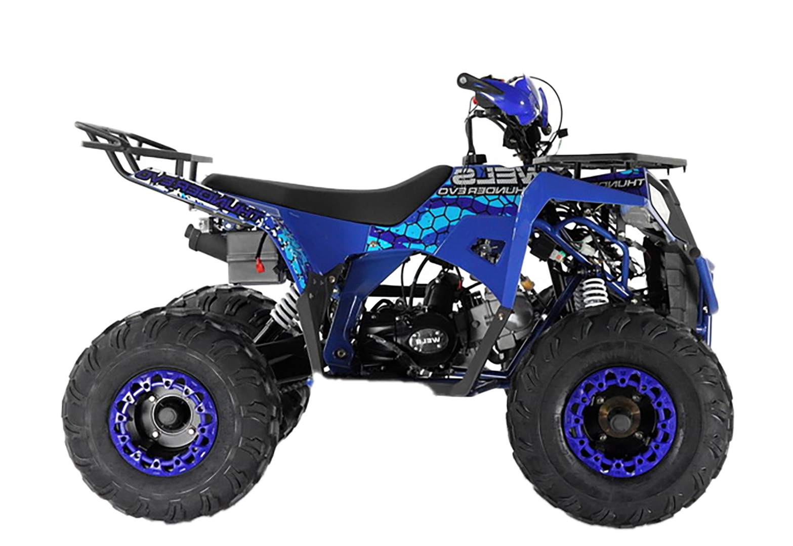 Квадроцикл Wels Thunder EVO 125 синий pitbikemarket.ru