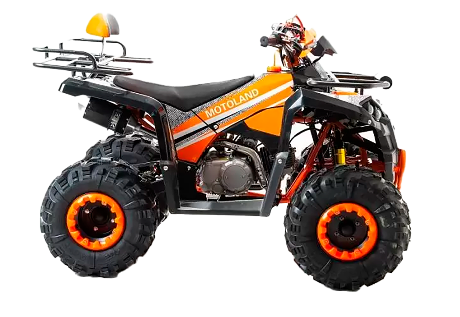 Квадроцикл Motoland VOX125 RAPTOR A оранжевый pitbikemarket.ru