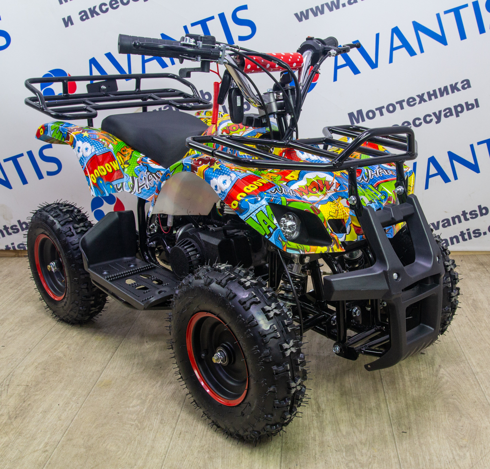 Детский квадроцикл ATV Classic 800w электрический Красный (хип-хоп) pitbikemarket.ru