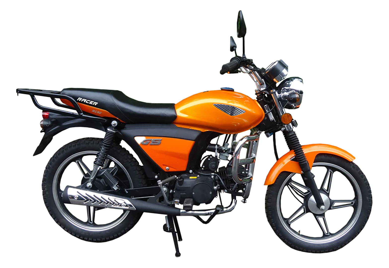 Мопед Racer RC50 Alpha + ЦПГ 125 (оранжевый) (Россия) без спидометра pitbikemarket.ru