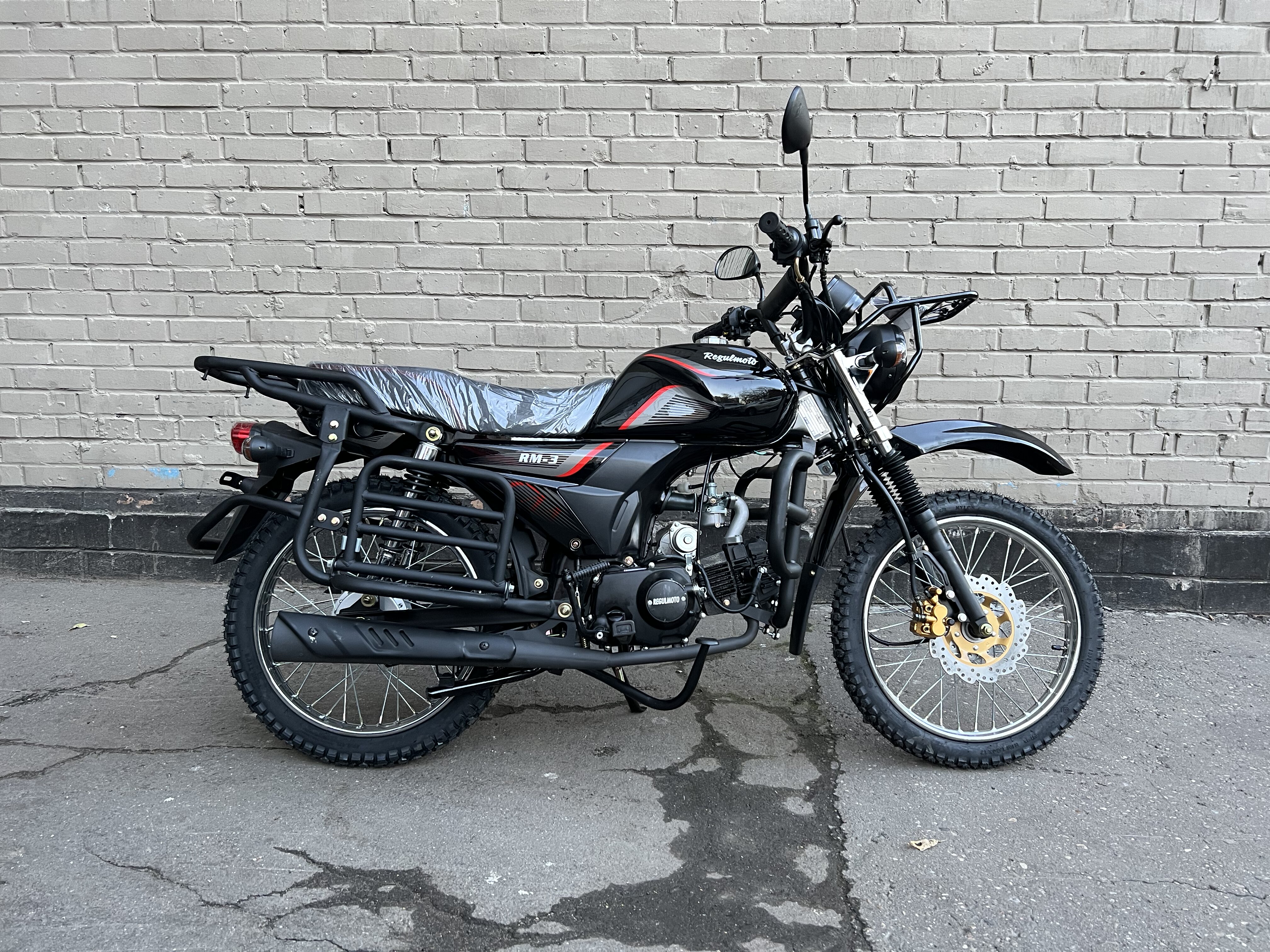 Мопед Regulmoto Alpha (RM-3), Черный pitbikemarket.ru