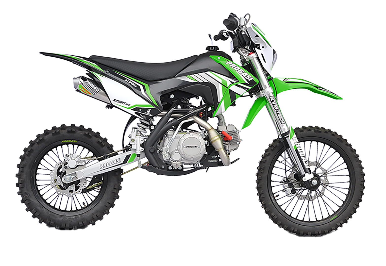 Питбайк Progasi SMART 150 17/14 Зеленый pitbikemarket.ru