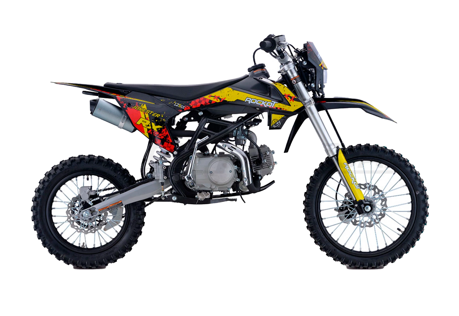 Питбайк ROCKOT RX125-1 Jokester (механ. сцепл., эл. стартер, 17/14) pitbikemarket.ru