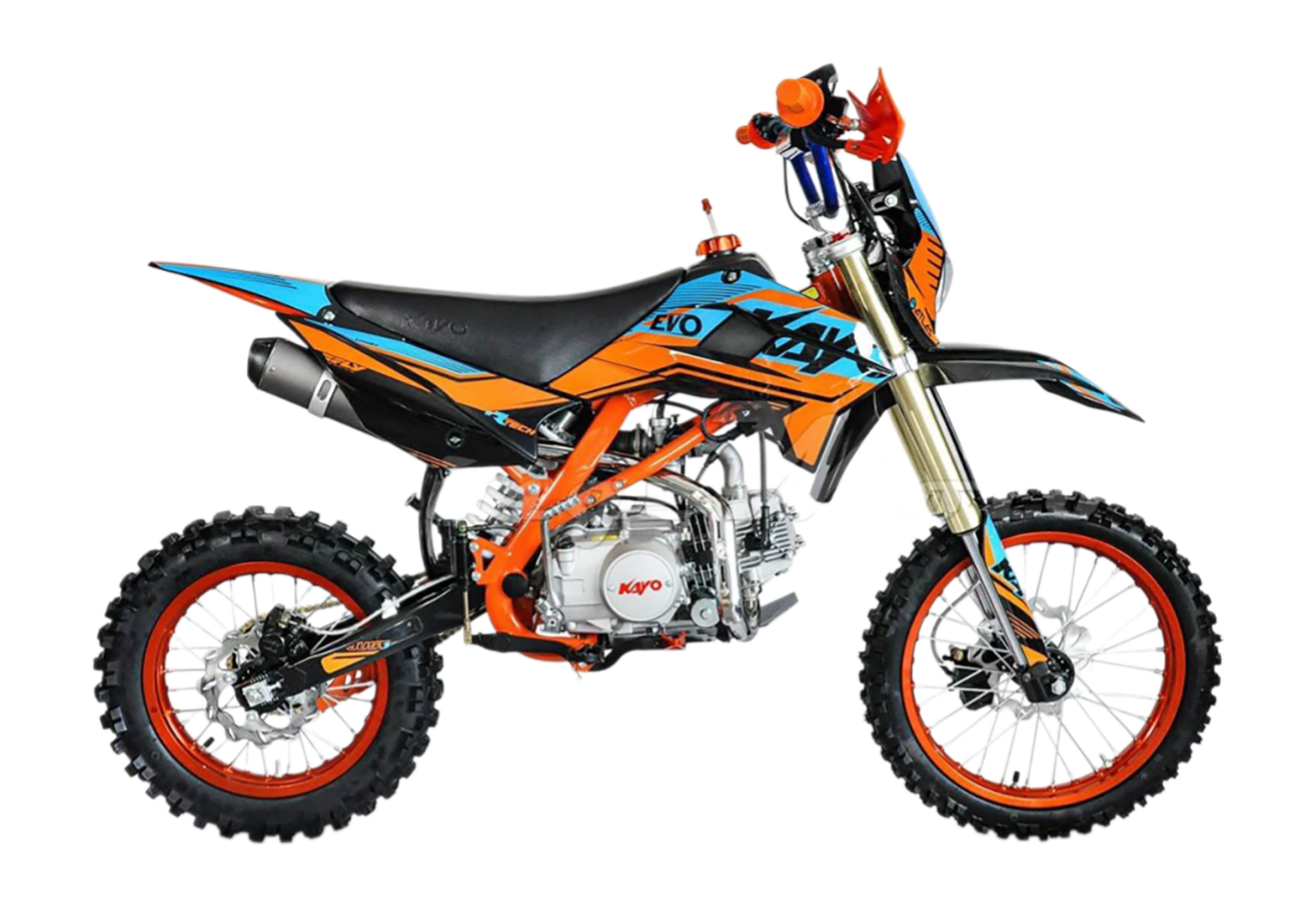 Питбайк KAYO EVOLUTION YX125EM 17/14 KRZ (механ. сцепл., эл. стартер) pitbikemarket.ru