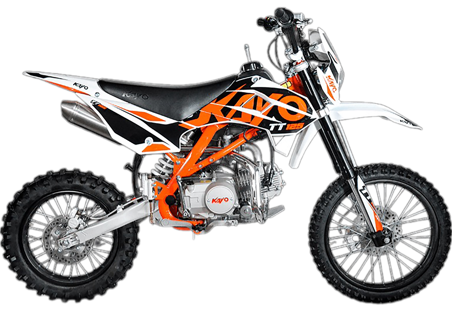 Питбайк KAYO BASIC TT125EM 17/14 KRZ (механ. сцепл., эл. стартер) pitbikemarket.ru