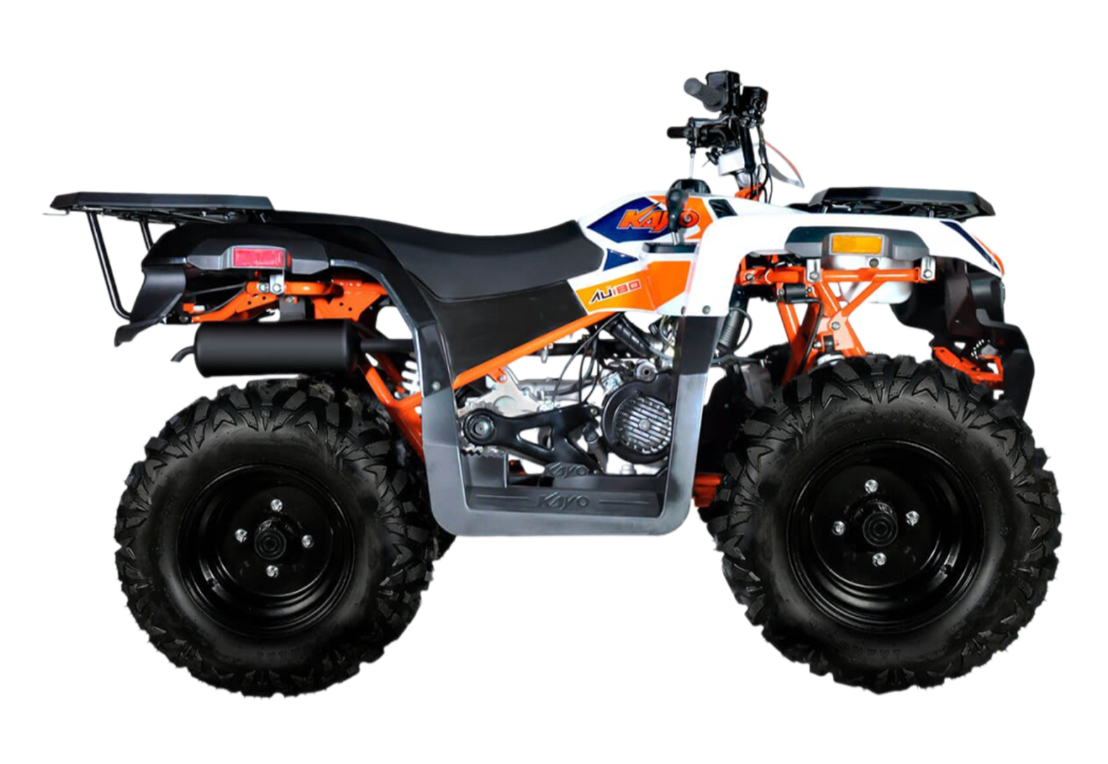Квадроцикл KAYO AU180 (белый пластик) pitbikemarket.ru