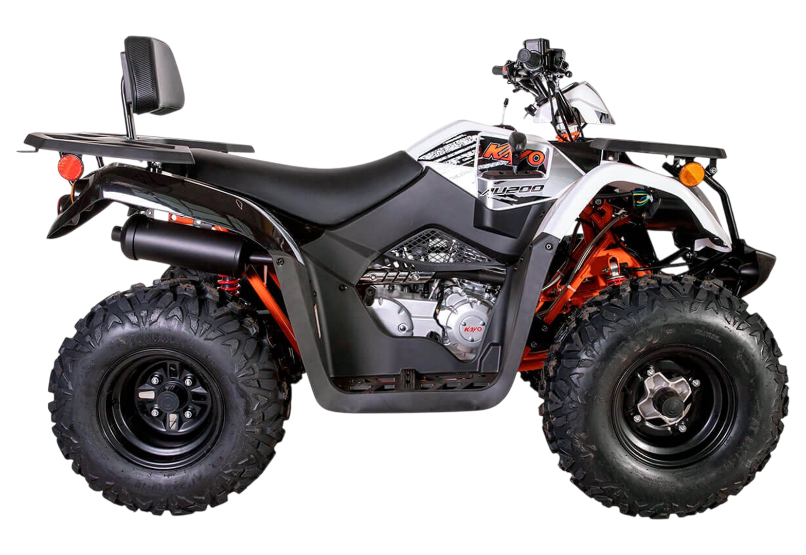 Квадрицикл KAYO AU200 спинка (белый пластик) (ПТС) pitbikemarket.ru
