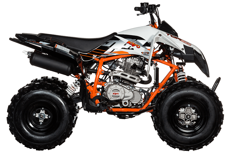 Квадроцикл KAYO A200 (белый пластик) pitbikemarket.ru