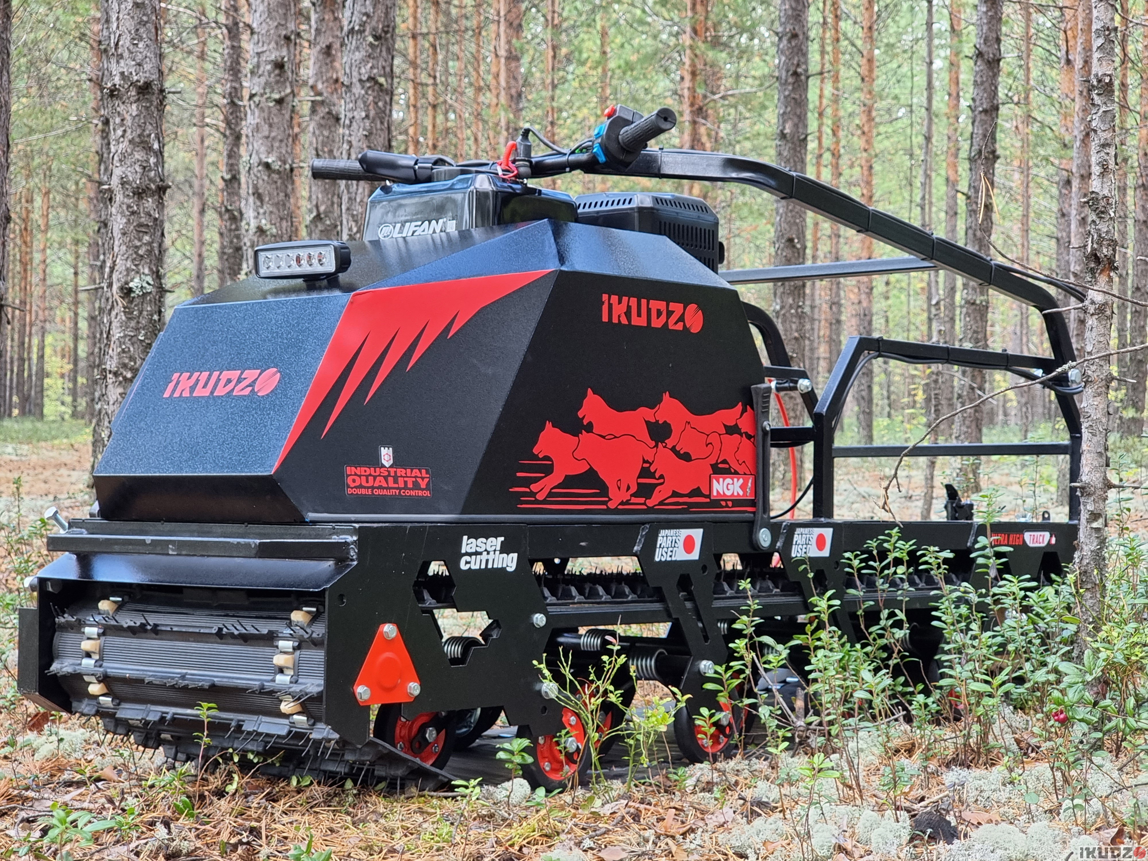 Мотобуксировщик IKUDZO-YAMAHA LONG 2.0 1700/500 EKR15/ESR15 (РЕВЕРС, МАХ-комплектация) pitbikemarket.ru
