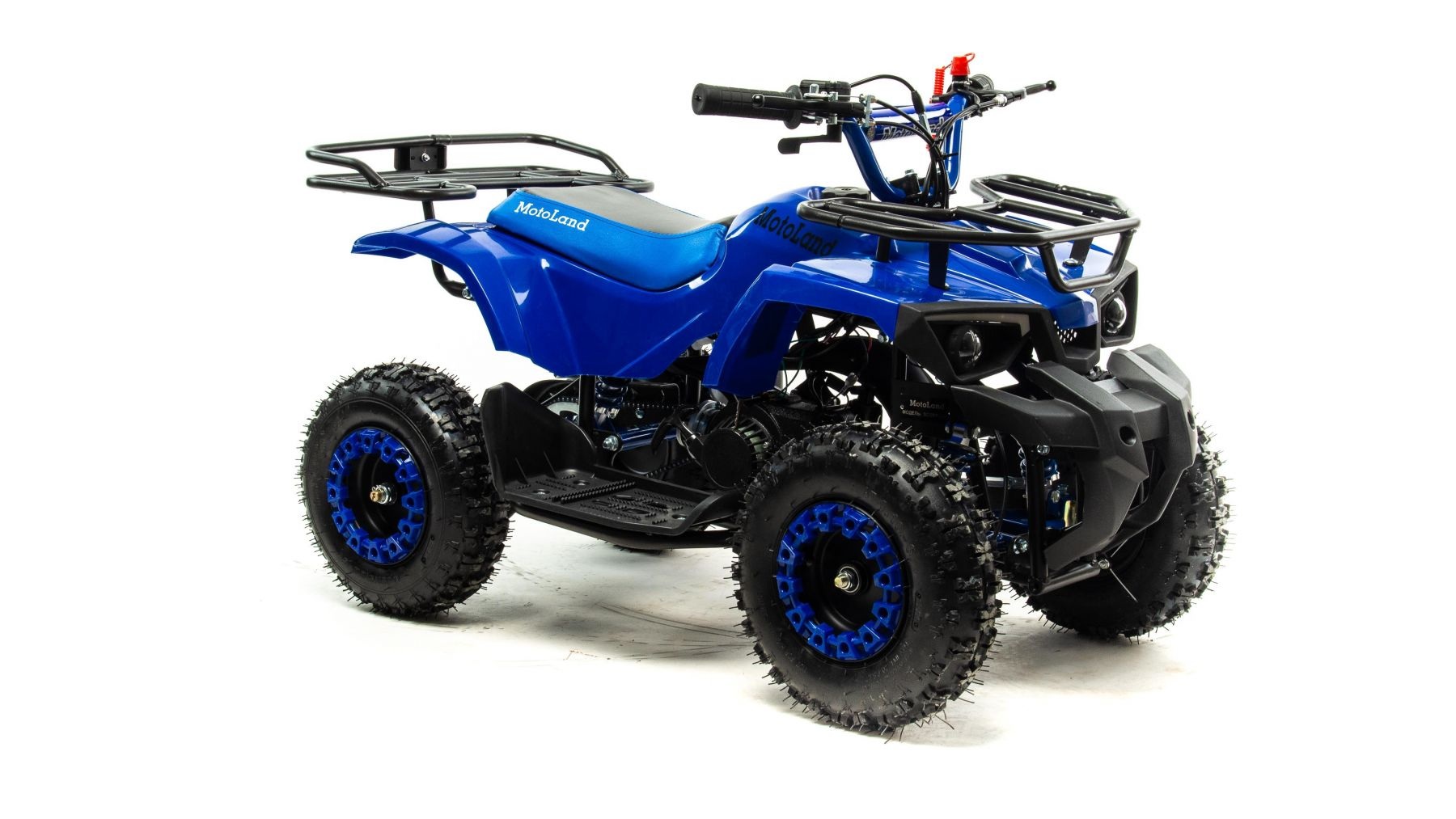 Квадроцикл Motoland VOX50E SCORPION синий pitbikemarket.ru